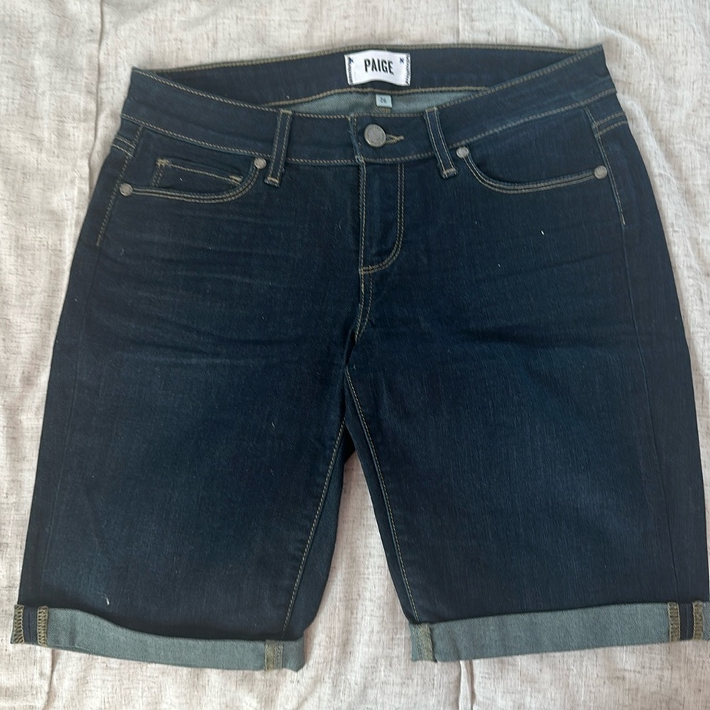 Paige dark Jean denim dark size 26